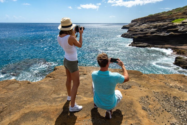 Take photos in Hawaii