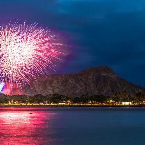 Fireworks Waikiki Oahu Photo Tours