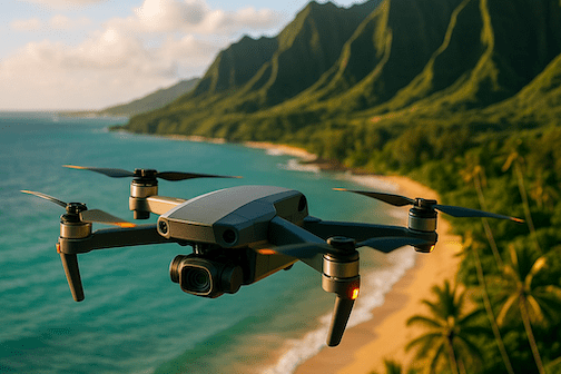 Drone tour Hawaii