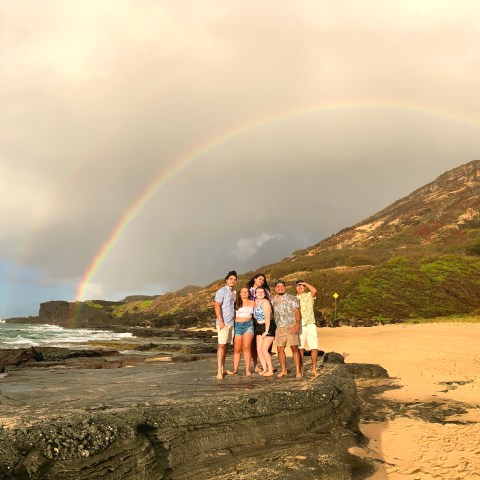 Rainbow at Sandy Beach Park